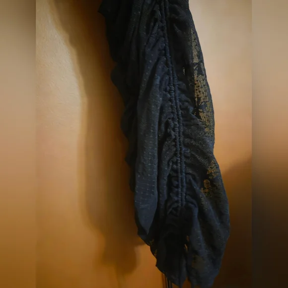 By Anthropologie Sleeveless Ruched Mesh Mini Dress NWOT - Picture 5 of 8